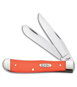 Case Trapper Knife 4.125" Smooth Orange Synthetic (6254 SS) 80500