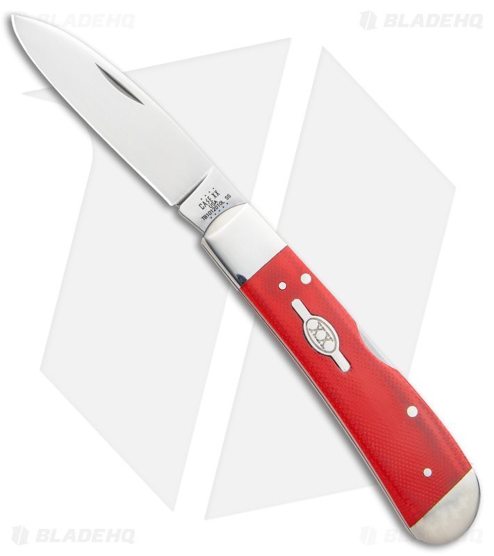 Case Tribal Lock Knife Smooth Red G-10 (TB1012010L SS) 45405
