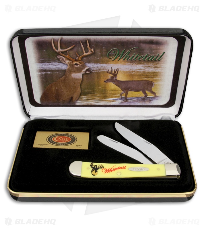 Case Whitetail Deer Trapper Knife 4.125