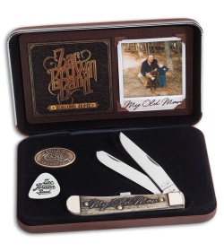 Case Zac Brown My Old Man Trapper Knife 4.125" Natural Bone (6254 SS) 48260