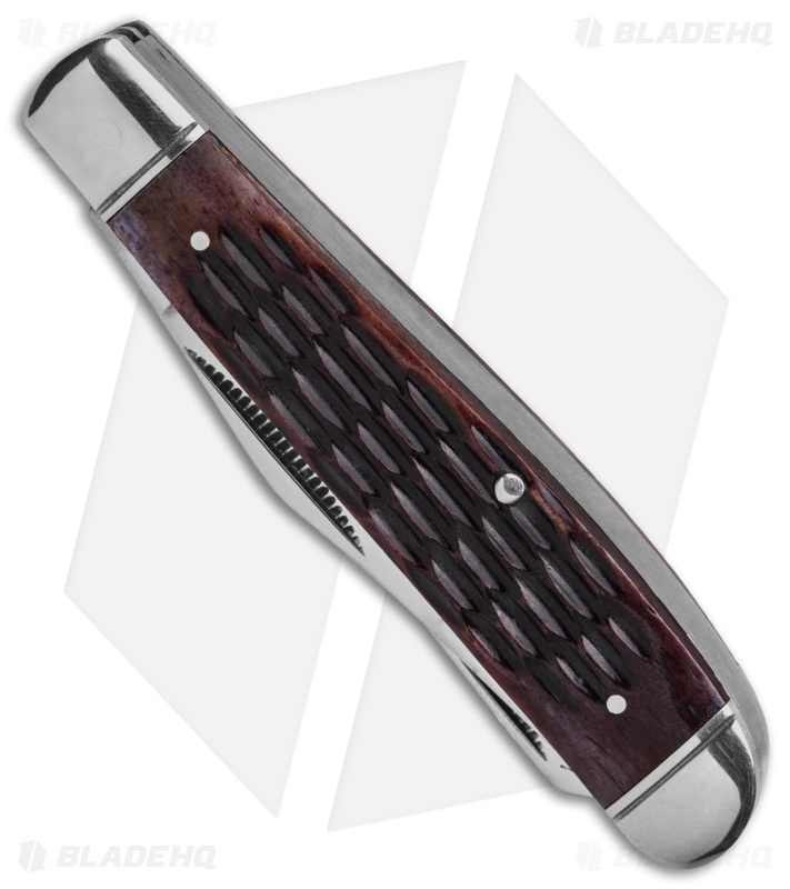 Cold Steel Mini Trapper Slip Joint Knife Jigged Bone (2.7" Satin)
