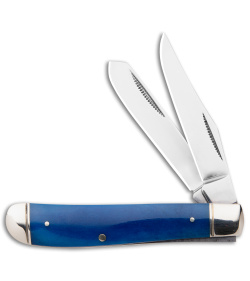 Cold Steel Mini Trapper Slip Joint Knife Blue Bone (2.7" Satin)