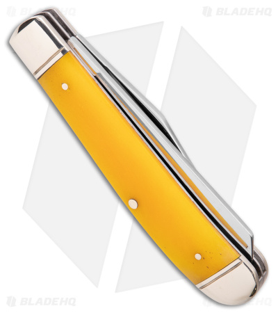 Cold Steel Mini Trapper Slip Joint Knife Yellow Bone (2.7" Satin)