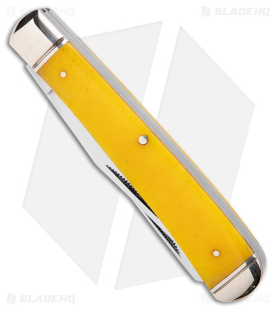 Cold Steel Trapper Slip Joint Knife Yellow Bone (3.3" Satin)