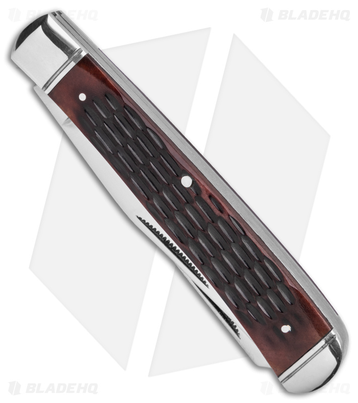 Cold Steel Trapper Slip Joint Knife Jigged Bone (3.3" Satin)