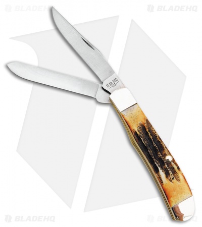 Bear & Son Mini Trapper Traditional Pocket Knife Stag (2.75" Satin) 507
