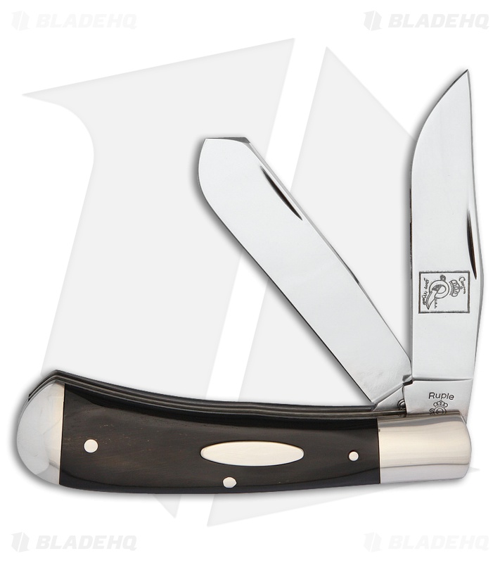 Queen Cutlery Ruple Trapper Traditional Pocket Knife 3.25" Buffalo Horn RUPLEB