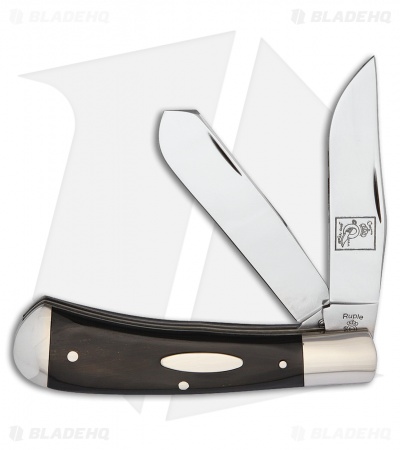 Queen Cutlery Ruple Trapper Traditional Pocket Knife 3.25" Buffalo Horn RUPLEB