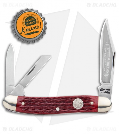 Boker Whittler Pocket Knife Jigged Red Bone 110280SRB