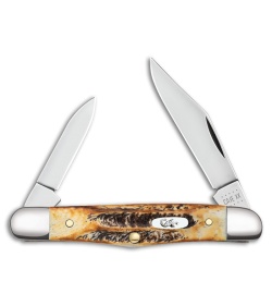 Case 6.5 Half Whittler Pocket Knife 3.25" BoneStag (6.5208 SS) 65320