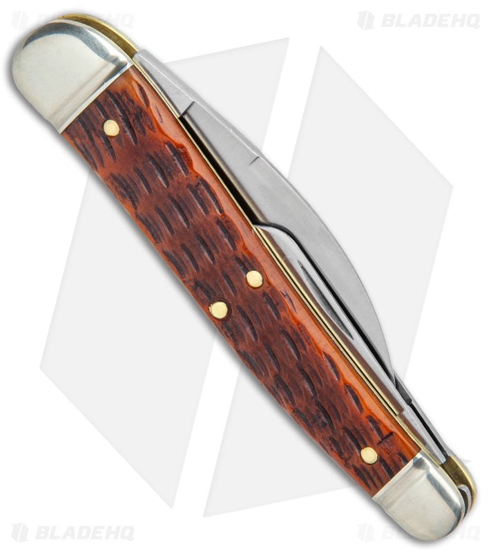 GEC Tidioute Cutlery Pocket Knife Burnt Orange Jigged Bone (2.37") 380321