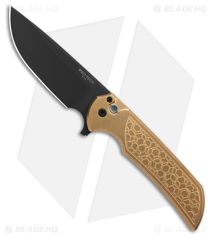 Pro-Tech Mordax Knife Stonewash Bronze MagnaCut DLC