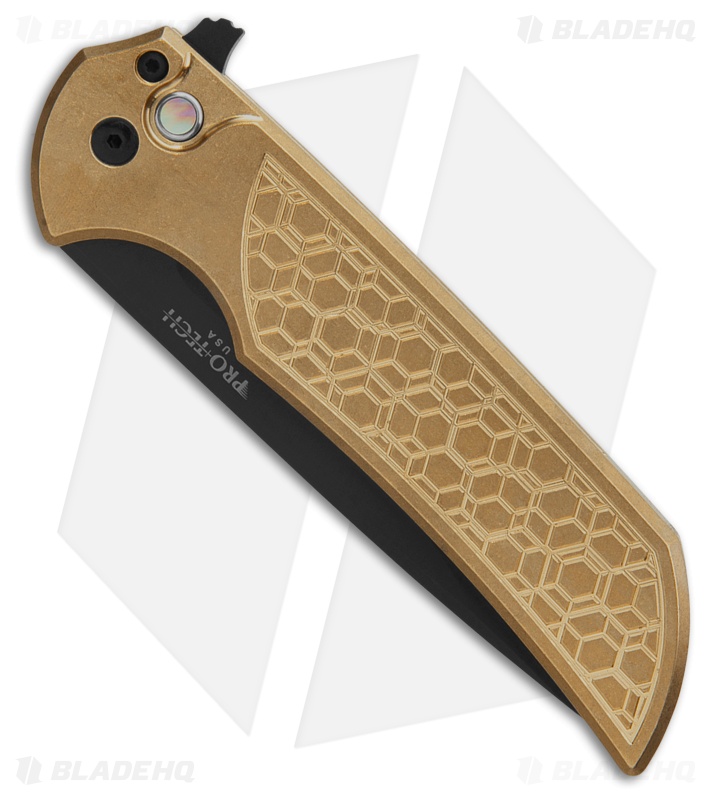 Pro-Tech Mordax Knife Stonewash Bronze MagnaCut DLC