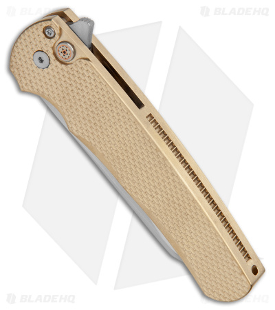 Pro-Tech Custom Malibu Plunge Lock Knife Bronze Aluminum (3.3" Polish 20CV)