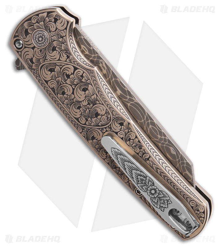 Pro-Tech Malibu Abalone Knife (Vines & Roses Dam) - Blade HQ