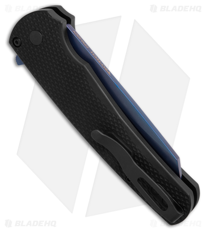 Pro-Tech Malibu Reverse Tanto Knife Blk (Saph) - Blade HQ