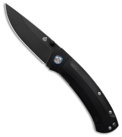 QSP Copperhead Liner Lock Knife Black G-10 (3.5" Black) QS109-A2