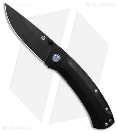 QSP Copperhead Liner Lock Knife Black G-10 (3.5" Black) QS109-A2