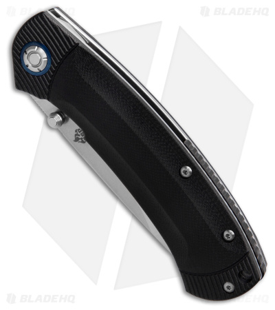 QSP Copperhead Liner Lock Knife Black G-10 (3.5" Satin) QS109-A1