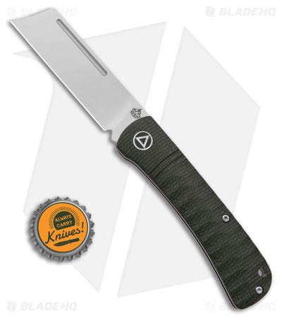 QSP Hedgehog Slip Joint Knife Green Micarta (3" Satin) QS142-A