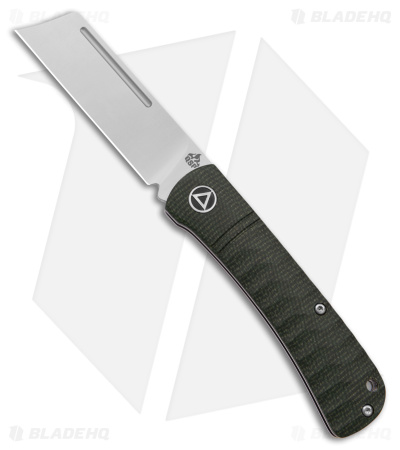 QSP Hedgehog Slip Joint Knife Green Micarta (3" Satin) QS142-A