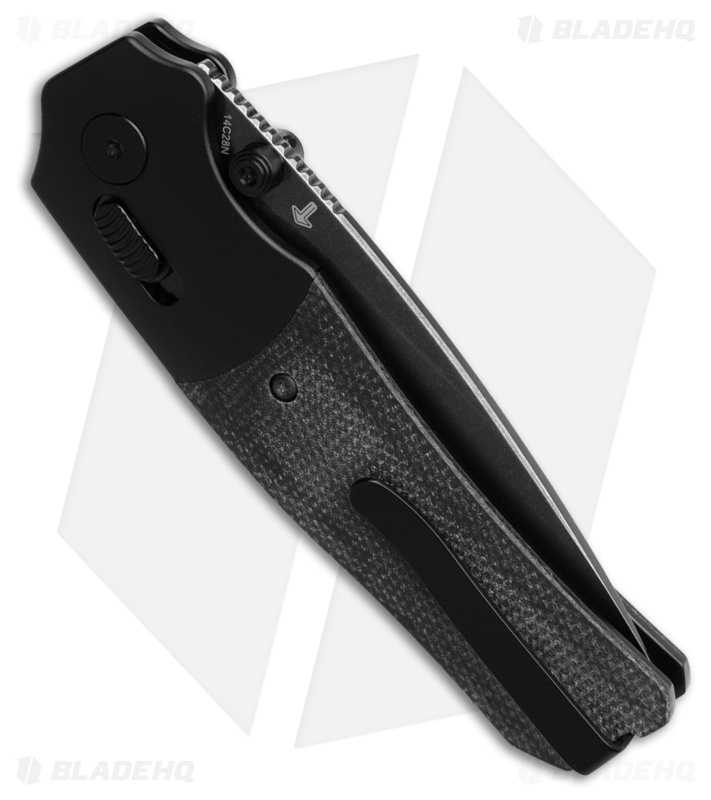 QSP Jacob Lundquist Vault Glyde Lock Knife Black Micarta (3.25" Black SW)