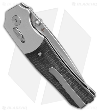 QSP Jacob Lundquist Vault Glyde Lock Knife Black Micarta (3.25" Satin)