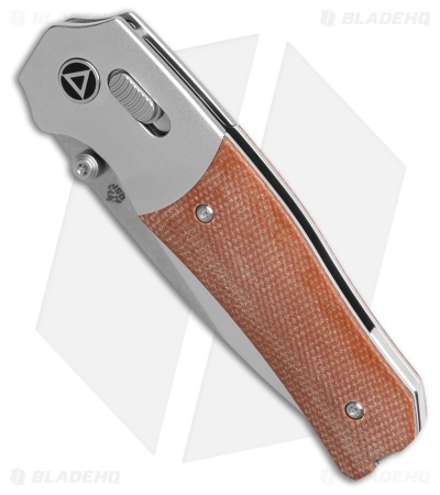 QSP Jacob Lundquist Vault Glyde Lock Knife Tan Micarta (3.25" Satin)