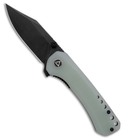 QSP Kestrel Liner Lock Knife Jade G-10 (3" Black) QS145-B2