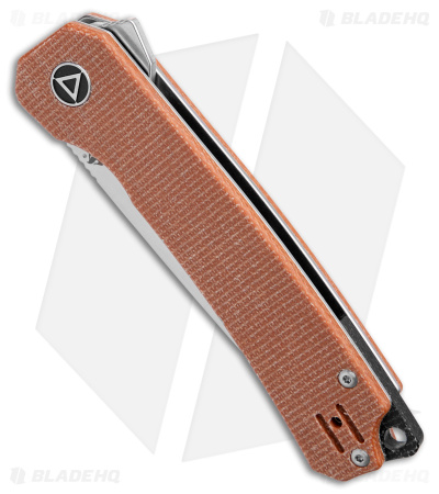 QSP Osprey Liner Lock Knife Brown Micarta (3.25" Satin) QS139-A