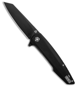 QSP Phoenix Liner Lock Knife Black G-10 (3.75" Black) QS108-C2