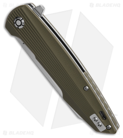 QSP Phoenix Liner Lock Knife Green G-10 (3.75" Satin) QS108-B1