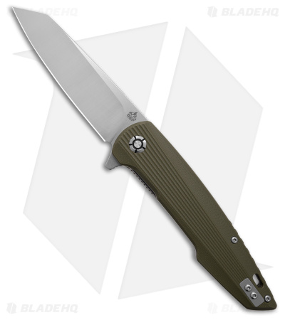 QSP Phoenix Liner Lock Knife Green G-10 (3.75" Satin) QS108-B1