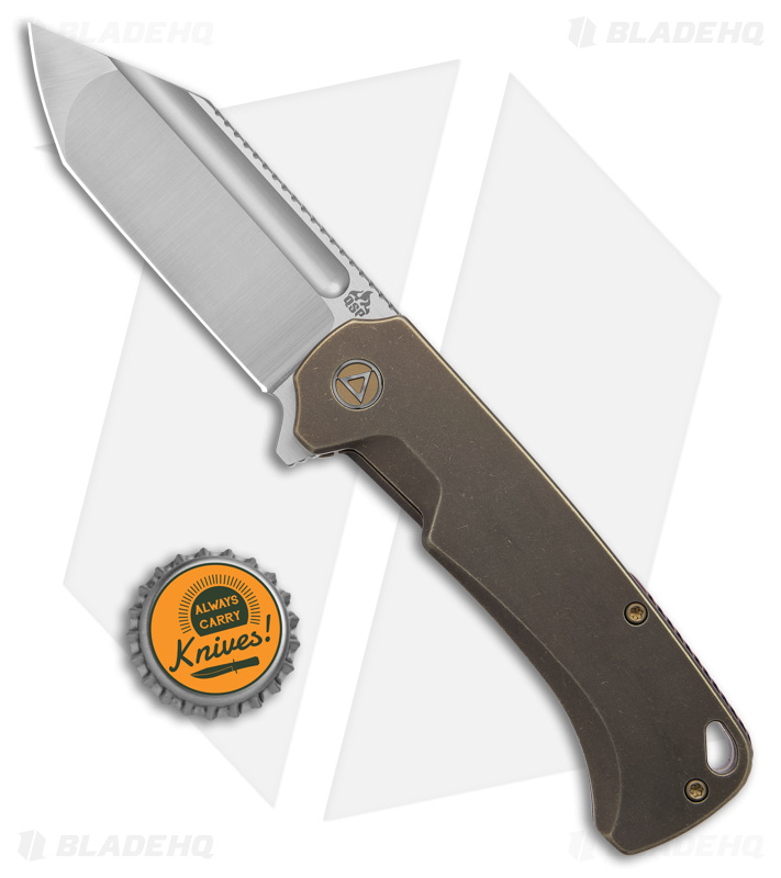 QSP Rhino Frame Lock Bronzed Ti (Satin Compound) - Blade HQ