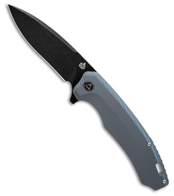 QSP Woodpecker Frame Lock Knife Blue Titanium (3.75" BW) QS116-C2 II