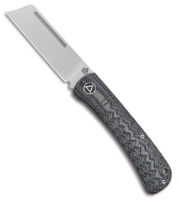 QSP Hedgehog Slip Joint Knife Blue Denim Micarta (3" Satin) QS142-B