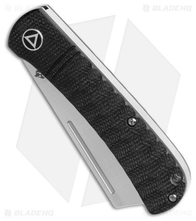 QSP Hedgehog Slip Joint Knife Black Micarta (3" Satin)