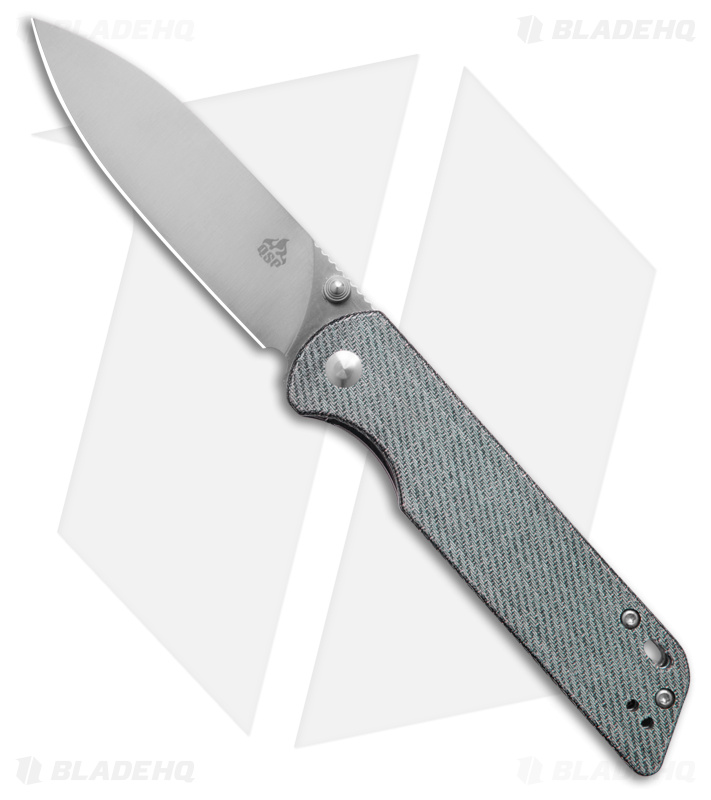 QSP Parrot V2 Liner Lock Knife Denim Micarta (3.25" Satin) QS102-F