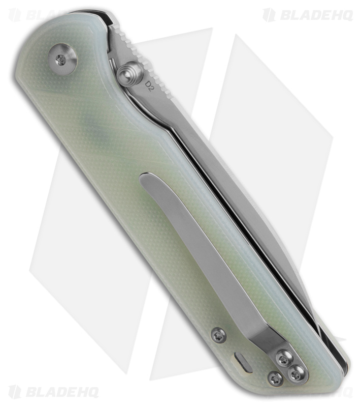 QSP Parrot V2 Liner Lock Knife Jade G-10 (3.25" Satin) QS102-C