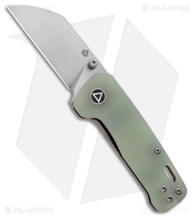 QSP Penguin Mini Liner Lock Knife Jade G-10 (2.25" Satin)