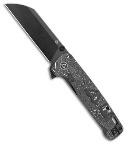 QSP Penguin Plus Frame Lock Knife Aluminum Foil Carbon Fiber/Titanium (3.38" BW)