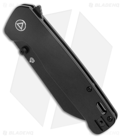QSP Penguin Plus Frame Lock Knife Black Titanium (3.38" BW)