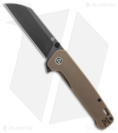QSP Penguin Plus Frame Lock Knife Bronzed Titanium (3.38" BW)