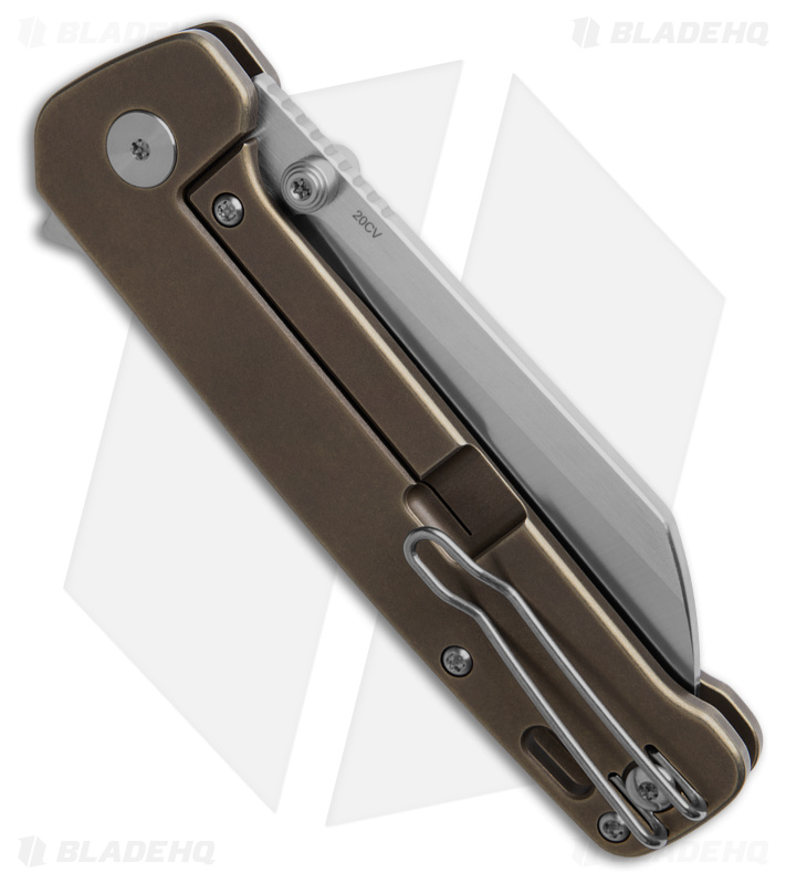 qPIGp(̂•͈Ꙫ•͈⑅﻿)̂ ୭*゜♡♡ QSP Penguin Plus Frame Lock Bronze Ti + Satin - Blade HQ