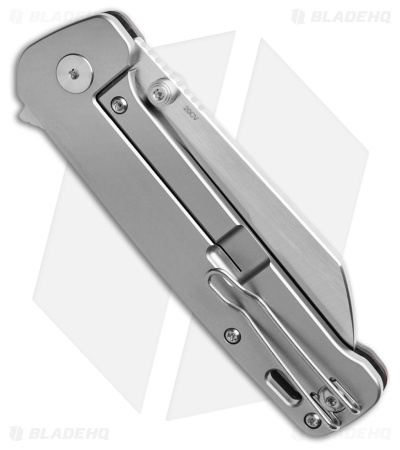 QSP Penguin Plus Frame Lock Knife Green/Yellow CF (3.38" Satin)