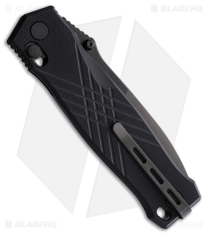Real Steel Muninn Crossbar Lock Knife Blackout Black G-10 (3.6" Black) RS7752B