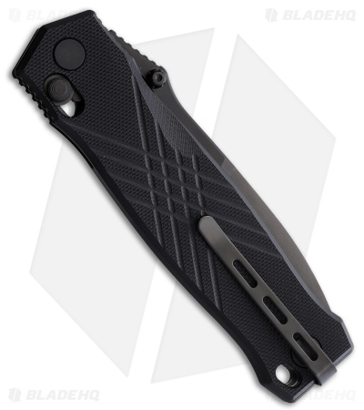 Real Steel Muninn Crossbar Lock Knife Blackout Black G-10 (3.6" Black) RS7752B