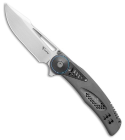 Reate GTR Knife Bead Blast Ti w/ Zirconium Inlay Satin