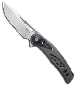 Reate GTR Frame Lock Knife Ti w/ Zirconium Inlay Titanium BB Clip (3.6" Satin)