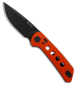 Reate PL-XT Drop Point Pivot Lock Knife Orange G-10 (3" Black Nitro-V)